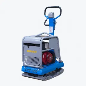 Виброплита гидравлическая реверсивная СРС-350 с бензиновым двигателем Honda GX390 - фото - 1